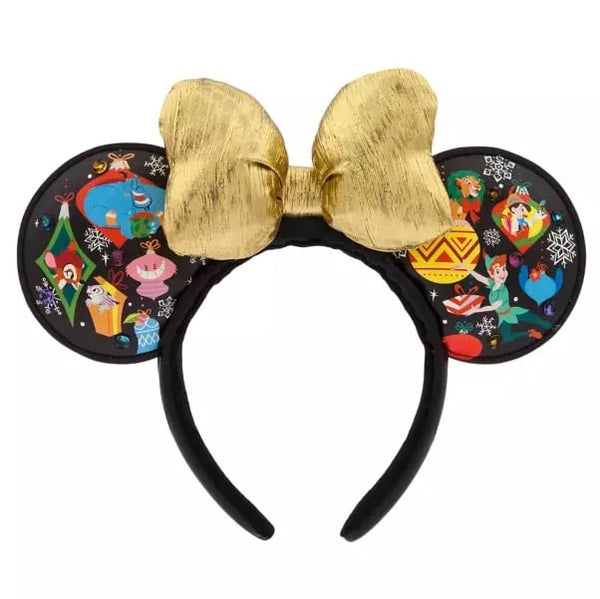 Disney Christmas Holiday Light Up Ornaments Ears Headband