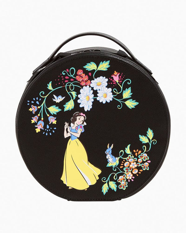Snow White Disney X Vera Bradley Whimsey Cosmetic Makeup Travel Bag Case Black