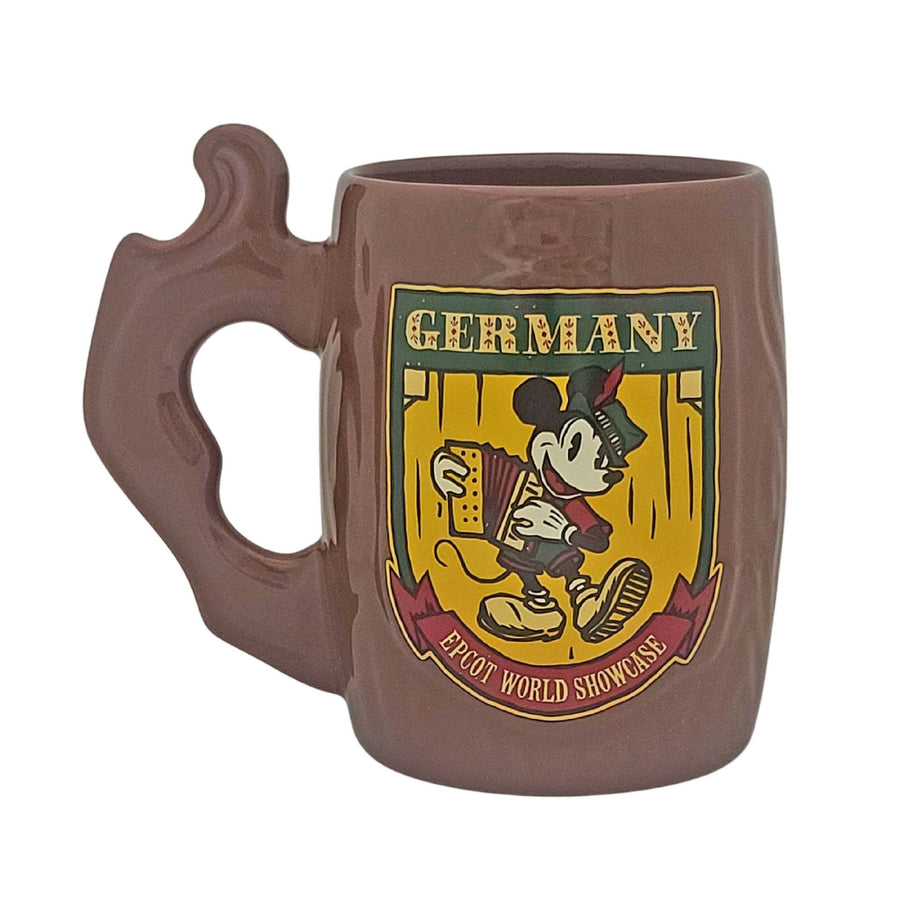 Disney Mug  Epcot Showcase Germany Mickey Playing Accordion