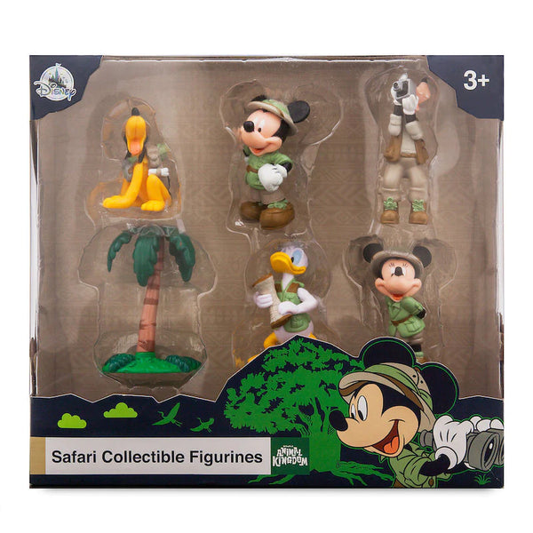 Disney Parks Animal Kingdom Mickey & Friends Safari Cake Topper Figures Play Set