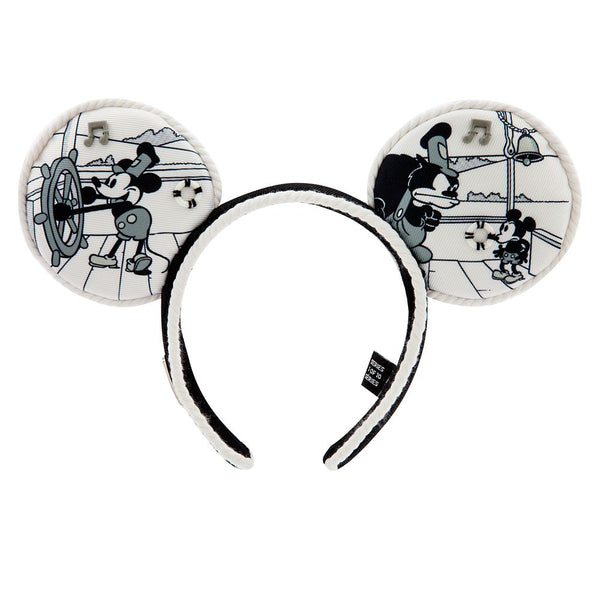 Mickey Mouse Steamboat Willie Ear Headband for Adults  Disney100