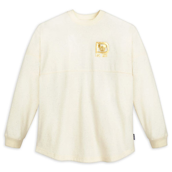 Disney World Cinderella Castle Cream and Gold Spirit Jersey Shirt