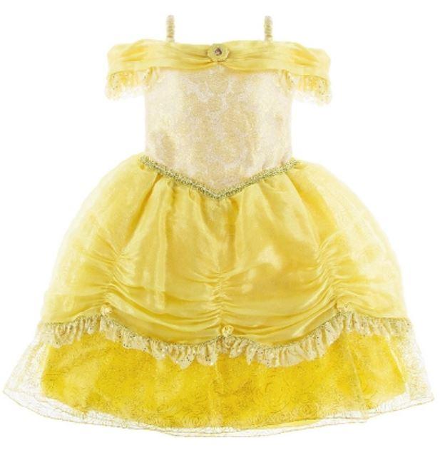 Disney Sparkle Costume Dress for Girls Princess Belle Yellow – Image 1 | HappilyShoppe