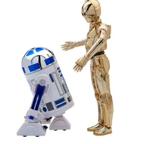 Disney Parks C-3PO and R2-D2 Talking Action Figure Set Classic Star Wars – Image 3 | HappilyShoppe