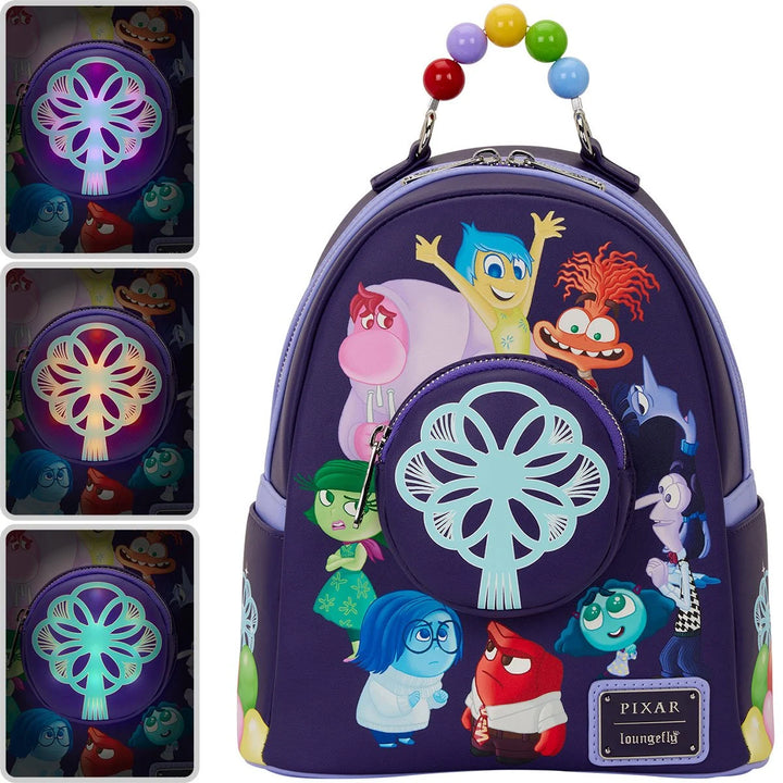 Loungefly Inside Out 2 Emotions Light-Up Mini Backpack – Image 3 | HappilyShoppe