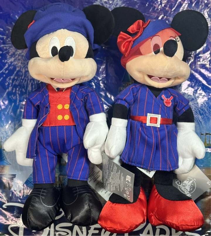Disney Parks Epcot World Showcase UK Pavilion London Mickey & Minnie Plush – Image 2 | HappilyShoppe