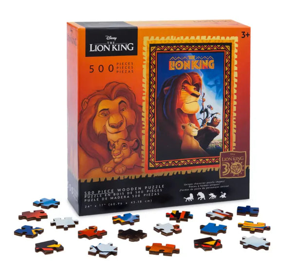 Disney Parks The Lion King 30th Anniversary Wooden Jigsaw Puzzle – Image 1 | HappilyShoppe
