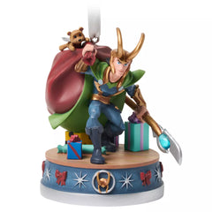 Disney Loki Holiday Light-Up Living Magic Sketchbook Ornament