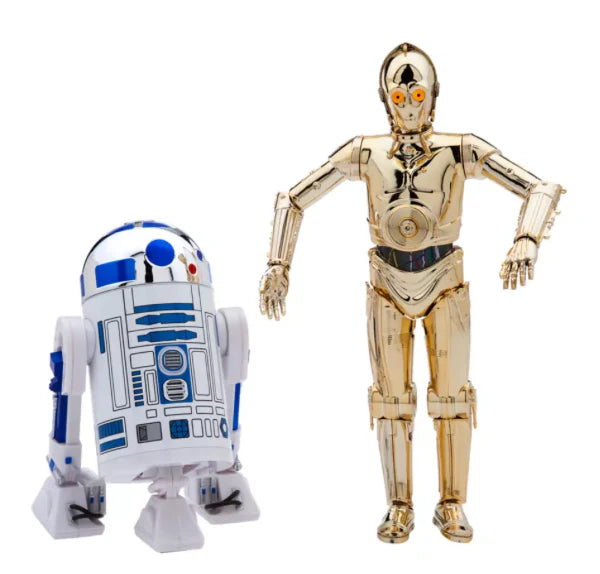 Disney Parks C-3PO and R2-D2 Talking Action Figure Set Classic Star Wars – Image 2 | HappilyShoppe