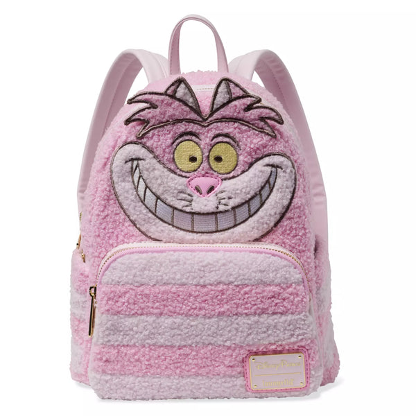 Loungefly Disney Parks Pastel Pink Cheshire Cat Mini Backpack Alice in Wonderland