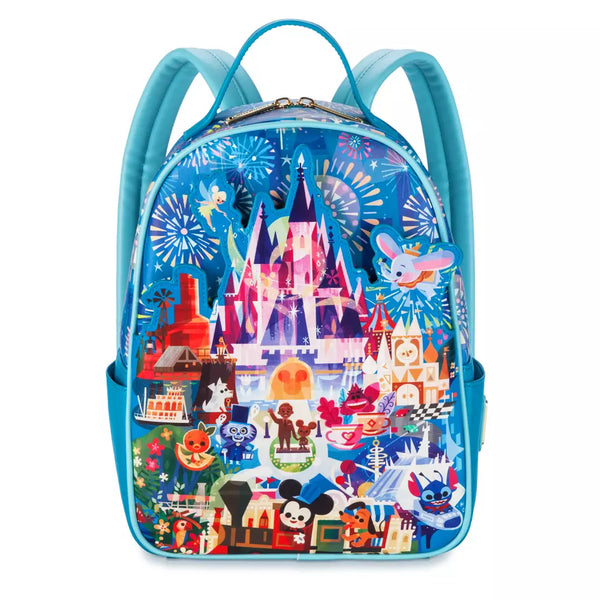 Loungefly Disney Parks Castle Mini Backpack by Joey Chou