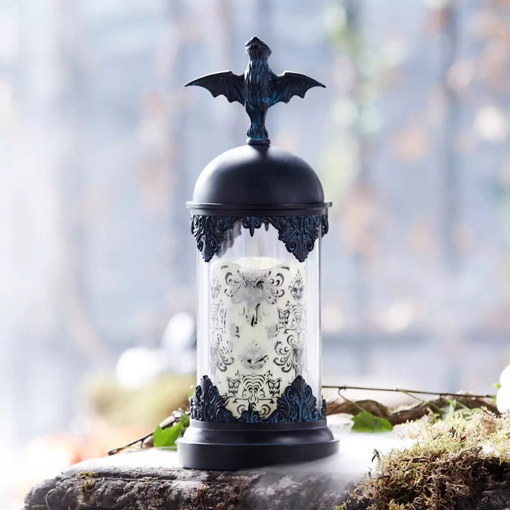 Disney Parks The Haunted Mansion Light-Up Hurricane Candle Set Color Changing – Image 4 | HappilyShoppe