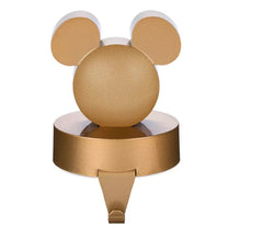 Disney Parks Mickey Icon Golden Holiday Stocking Holder