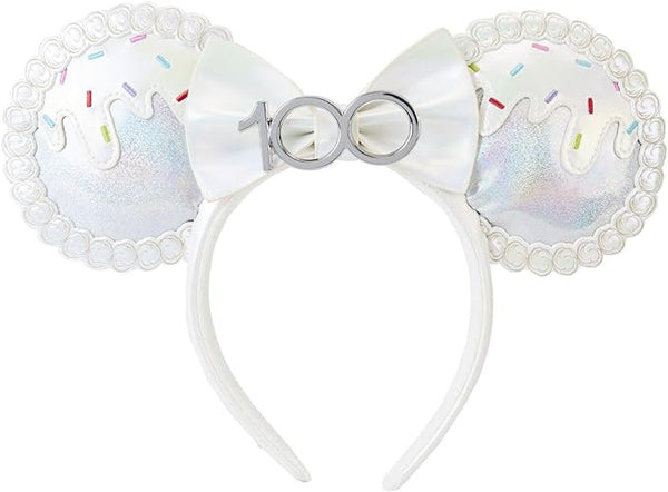 Loungefly Disney 100 Celebration White Cake Minnie Costume Ears Headband