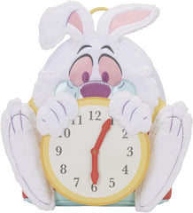Loungefly Disney Alice In Wonderland White Rabbit Plush Cosplay Mini Backpack