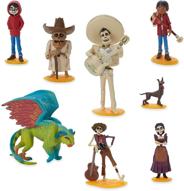 Disney Parks Pixar Coco Exclusive 8-Piece PVC Figure Play Set