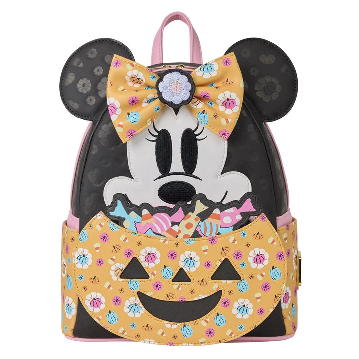 Loungefly Disney Minnie Mouse Trick or Treat Pumpkin GlTD Scented Mini Backpack – Image 1 | HappilyShoppe
