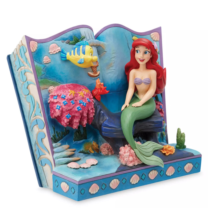 Disney The Little Mermaid ''A Mermaid's Tale'' Storybook Figure by Jim Shore – Image 2 | HappilyShoppe