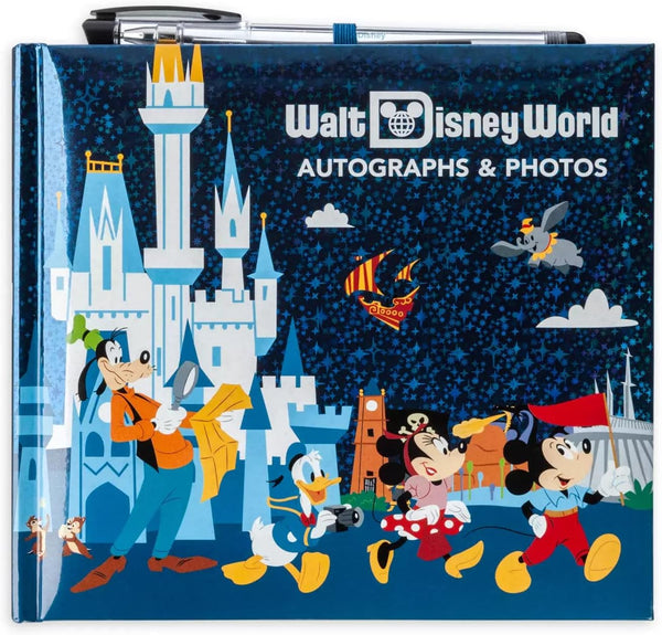 Walt Disney World Mickey and Friends Autograph Book & Photo Album with Pen Disney Parks