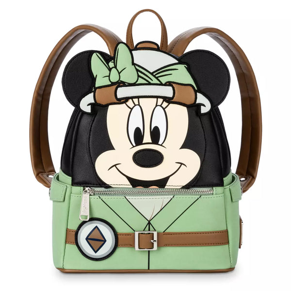 Loungefly Disney Minnie Mouse  Disney's Animal Kingdom Safari Mini Backpack