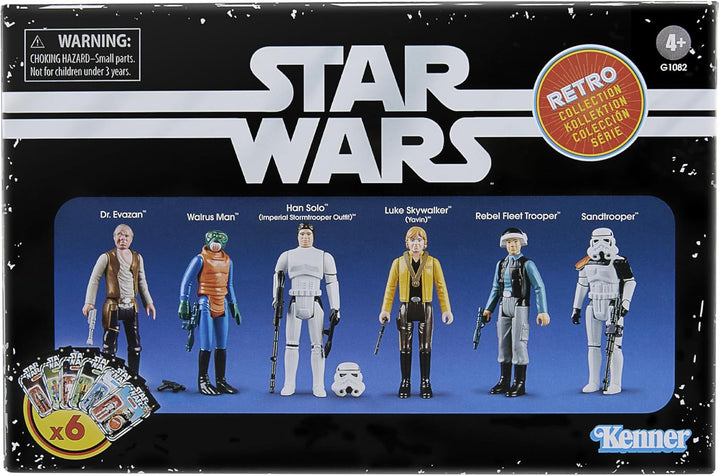 Star Wars Retro Collection Star Wars: A New Hope Multipack Action Figures 6-Pack 3.75" Kenner – Image 1 | HappilyShoppe