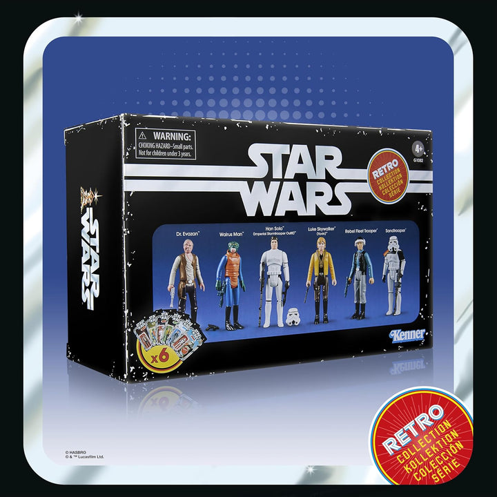 Star Wars Retro Collection Star Wars: A New Hope Multipack Action Figures 6-Pack 3.75" Kenner – Image 10 | HappilyShoppe