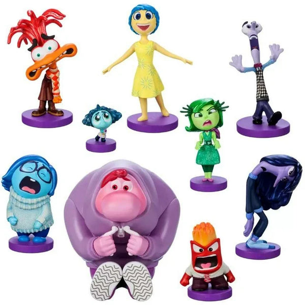 Disney / Pixar Inside Out 2 9-Piece Deluxe PVC Figure Playset