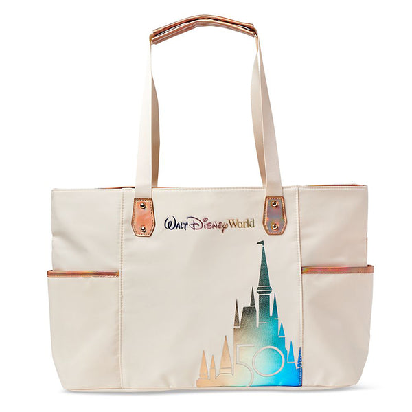 Disney Parks Cinderella Castle Tote Bag 50th Anniversary