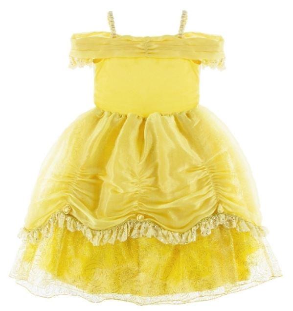 Disney Sparkle Costume Dress for Girls Princess Belle Yellow – Image 2 | HappilyShoppe