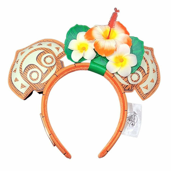Loungefly Disney Polynesian Resort Tiki Flowers Minnie Ears Headband