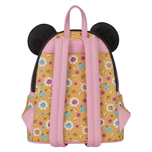 Loungefly Disney Minnie Mouse Trick or Treat Pumpkin GlTD Scented Mini Backpack – Image 4 | HappilyShoppe