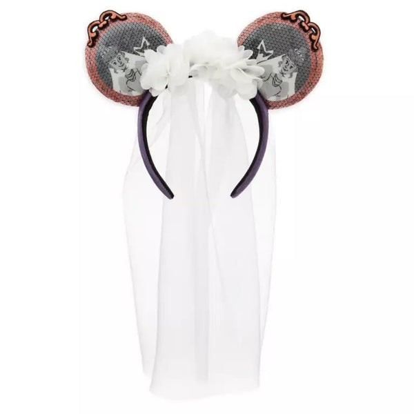 Disney Haunted Mansion Bride Minnie Ear Headband