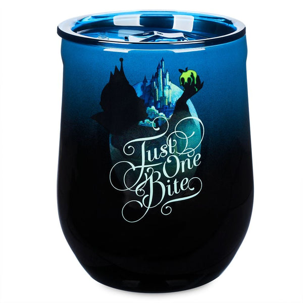 2022 Disney Parks Villains Evil Queen Stemless Wine Cup Corkcicle Just One Bite