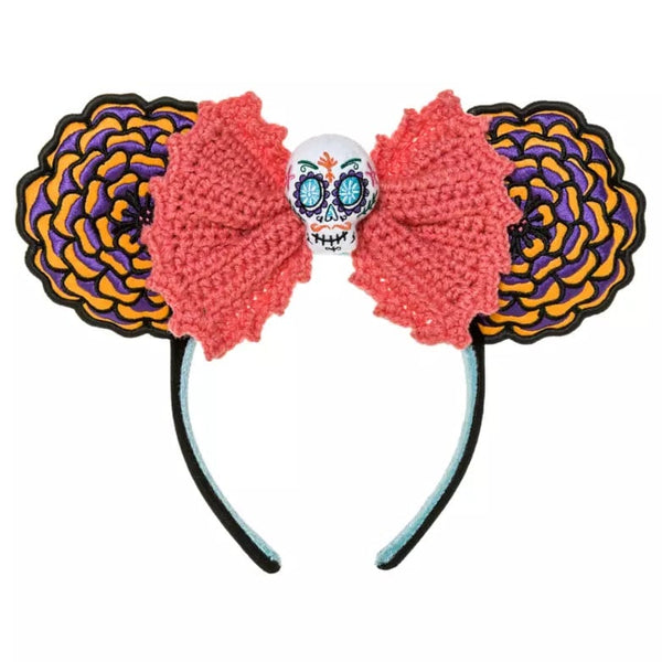 Disney Parks Coco Minnie Mouse Ear Headband Dia de los Muertos