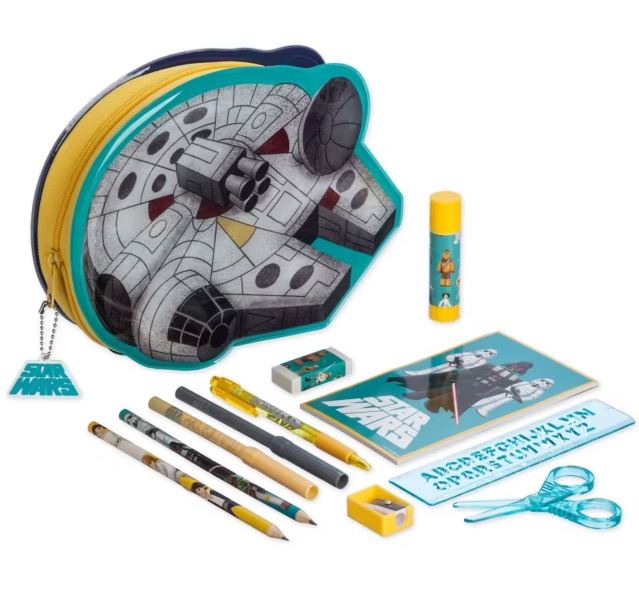 Disney Parks Millennium Falcon Zip-Up Stationery Kit, Star Wars School Supplies – Image 1 | HappilyShoppe
