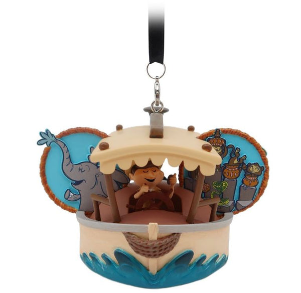 Disney Parks Jungle Cruise Riverboat Ear Hat Christmas Ornament