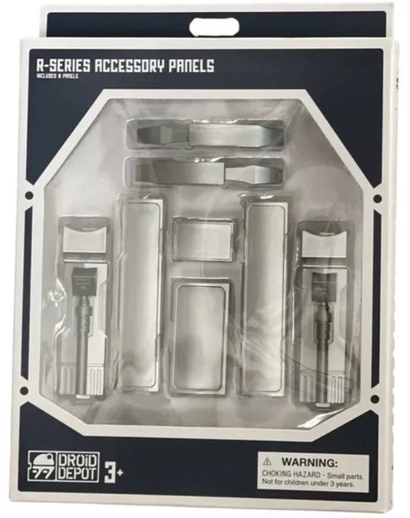 Galaxy's Edge Droid Depot R Series Droid Accessory Panels Silver