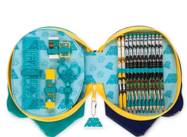 Disney Parks Millennium Falcon Zip-Up Stationery Kit, Star Wars School Supplies – Image 3 | HappilyShoppe