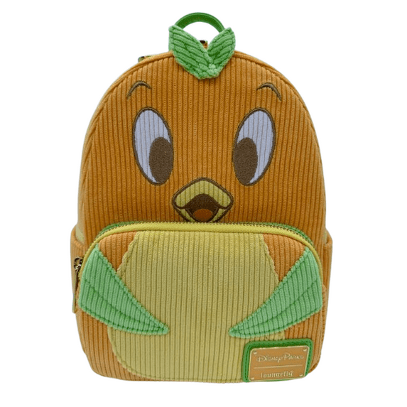 Loungefly Disney Parks Florida Orange Bird Mini Backpack Corduroy Bag – Image 1 | HappilyShoppe