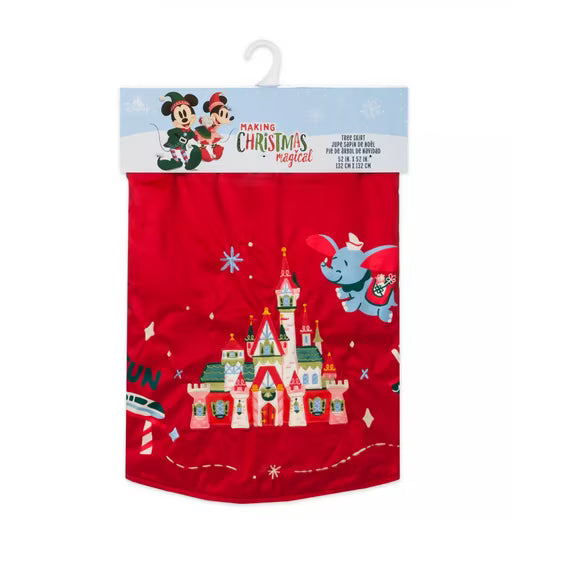 Disney Parks Mickey and Friends Fantasyland Castle Holiday Tree Skirt – Image 3 | HappilyShoppe