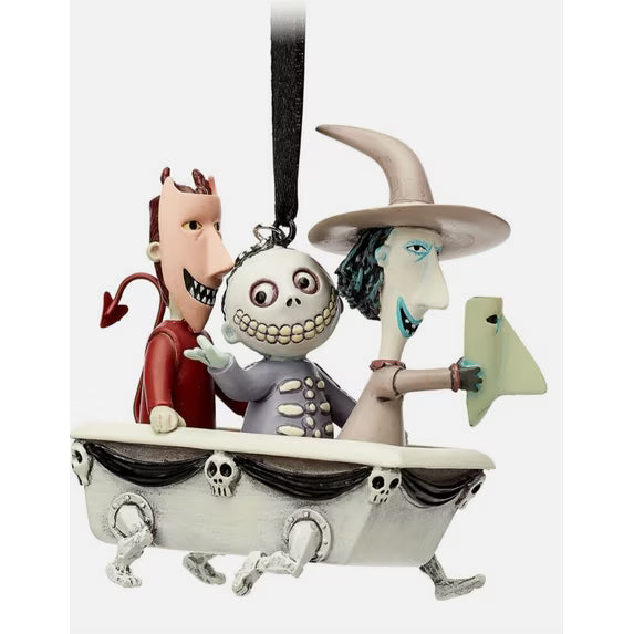 Disney Lock, Shock & Barrel Sketchbook Ornament The Nightmare Before Christmas – Image 1 | HappilyShoppe