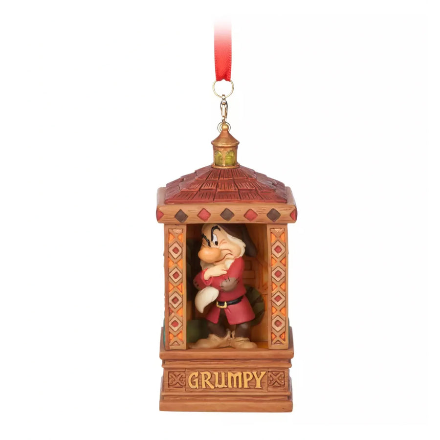 Disney Sketchbook Seven Dwarfs Grumpy Light-Up Christmas Ornament
