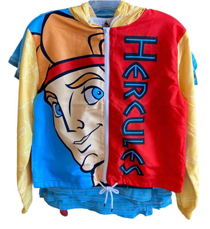 Authentic Disney Parks Hercules Hero Character Women’s Windbreaker Exclusive – Image 1 | HappilyShoppe