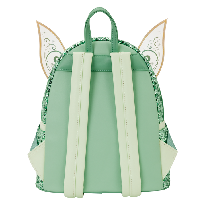 Disney Loungefly Tinker Bell Sequin Holiday Mini Backpack – Image 4 | HappilyShoppe