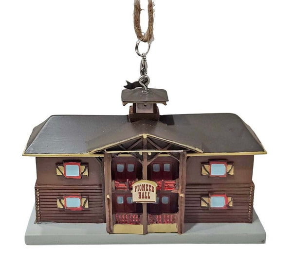 Disney Fort Wilderness Pioneer Hall Building Christmas Ornament