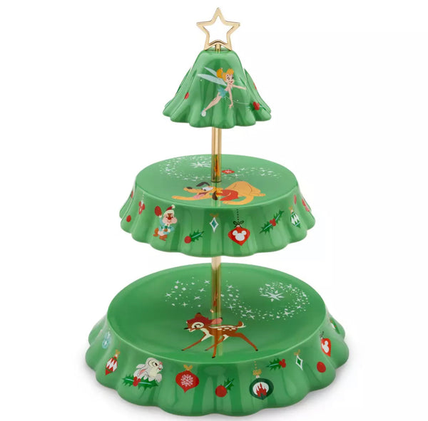 Disney Parks Christmas Mickey Mouse and Friends Holiday Tiered Tray