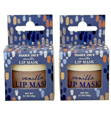 2 Pack Trader Joe’s Vanilla Lip Mask gift Boxed Sealed NEW Luxe beauty