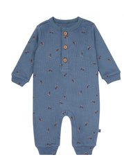 Modern Moments by Gerber Baby Boy Long Sleeve Slouch Romper, 0/3 Months
