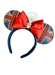 2025 Disney Parks Epcot UK pavilion Minnie Mouse Ears  Headband Union Jack