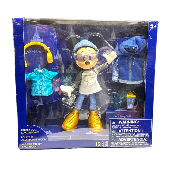 Disney Parks Walt Disney World 50th Anniversary Mickey Mouse Doll & Accessories